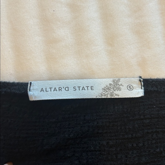 Altar'd State Black Ruffled Blouse - Picture 2 of 2